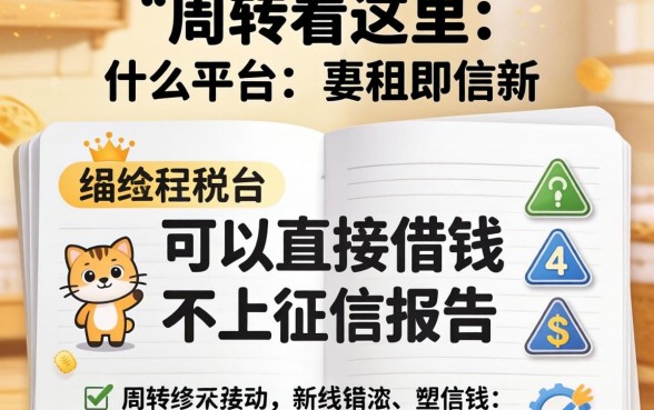 急需周转看这里:什么平台可以直接借钱不上征信报告