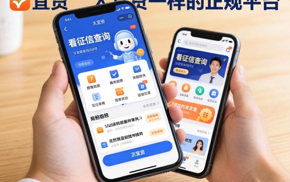 我试了几个类似宜人贷一样的正规平台，发现不看征信查询的app竟然是这样操作的