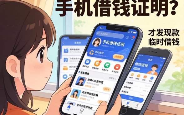 我翻遍了手机借钱证明怎么开，才发现这几款手机可以临时借钱的软件根本不需要证明