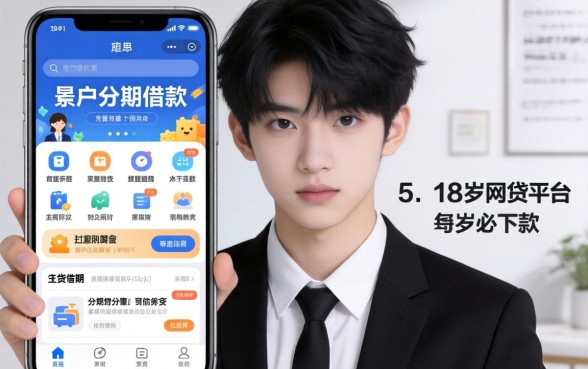 黑户分期借款的软件，细致阐述五个18岁必下款的网贷平台