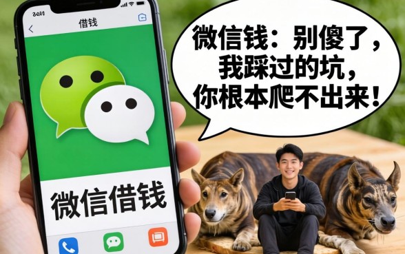 有没有私人微信借钱的？别傻了，我踩过的坑你根本爬不出来