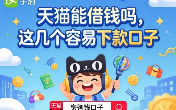 手机天猫能借钱吗？实测分享这几个容易下款的口子