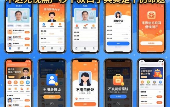 我试了十几个平台,发现不用身份证的借钱app和无视黑户秒下款的口子其实是个伪命题