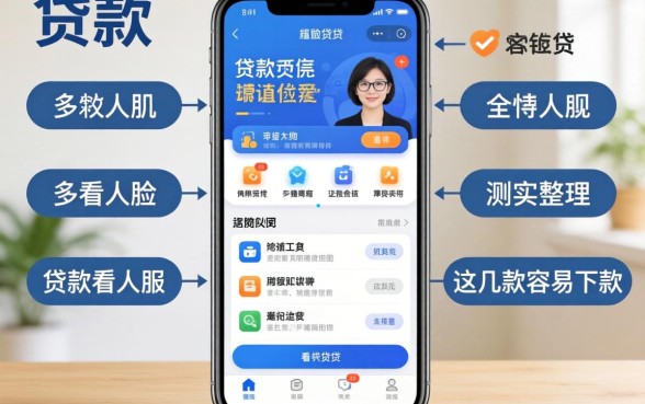 有哪些贷款软件不看人脸？实测整理出这几款容易下款的