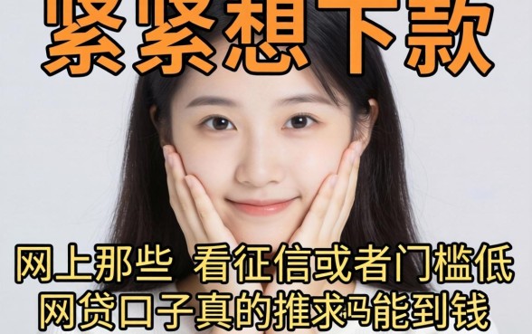 手头紧想下款，网上那些不看征信或者门槛低的网贷口子真的靠谱吗？求推荐几个能借到钱的平台！