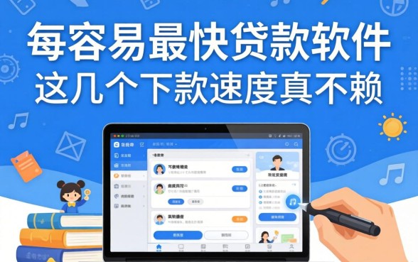 揭秘最容易最快贷款软件：这几个下款速度真不赖