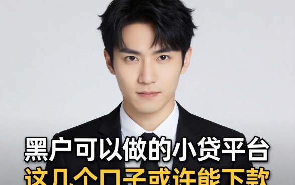 揭秘黑户可以做的小贷平台，这几个口子或许能下款