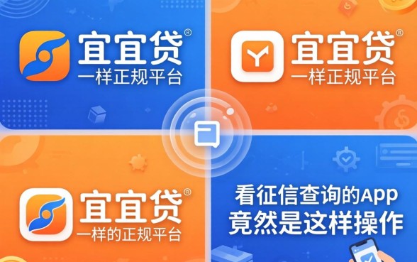 我试了几个类似宜人贷一样的正规平台，发现不看征信查询的app竟然是这样操作的