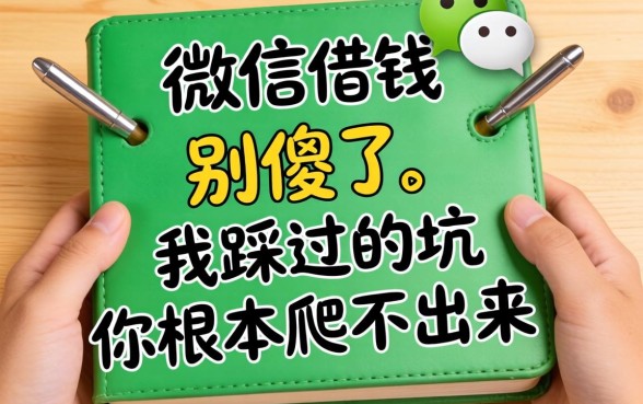 有没有私人微信借钱的？别傻了，我踩过的坑你根本爬不出来