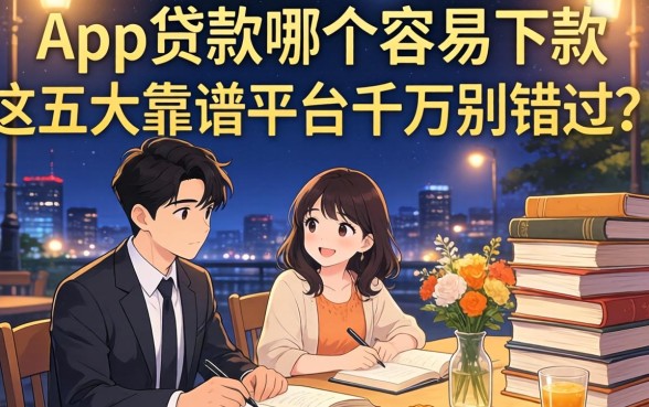 深夜急需资金周转怎么办？2026app贷款哪个容易下款？这五大靠谱平台千万别错过