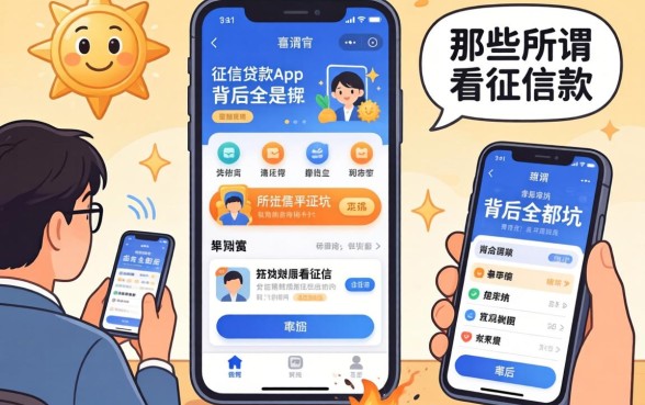 我试了十几个平台才发现,那些所谓不看征信的贷款app,背后全是坑