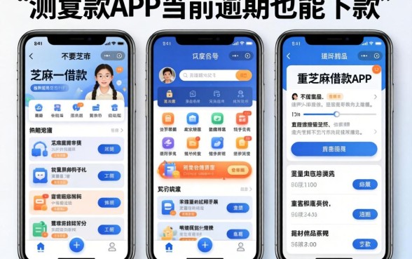 实测几款不需要芝麻的借款app，有当前逾期也能下款