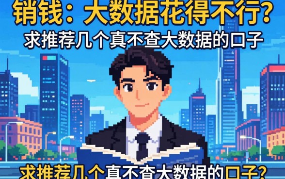 急需用钱但大数据花得不行？求推荐几个真不查大数据的口子！
