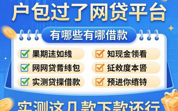 黑户包过的网贷平台有哪些可以借款?实测这几款下款还行