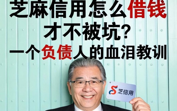 芝麻信用怎么借钱才不被坑？一个负债人的血泪教训