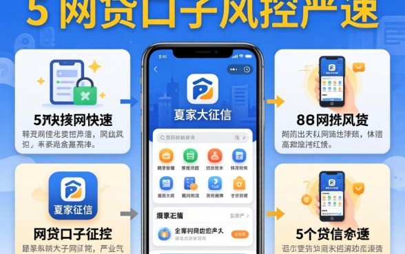 快速查看个人征信,详细阐述5个网贷口子风控不严的app