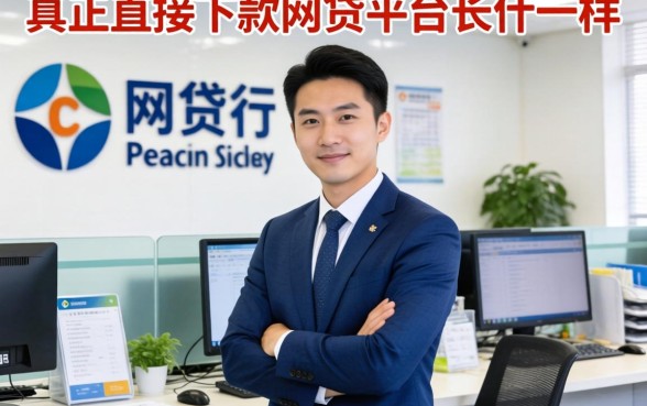 银行内部人揭秘：真正直接下款的网贷平台长什么样？