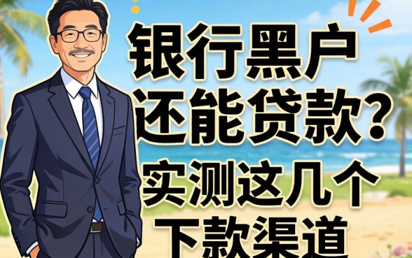 揭秘银行黑户还能贷款吗？实测这几个下款渠道