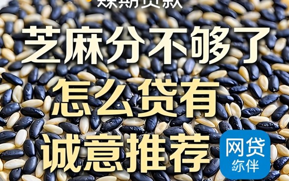 芝麻分不够了怎么贷款，诚意推荐五个分期有额度的网贷软件