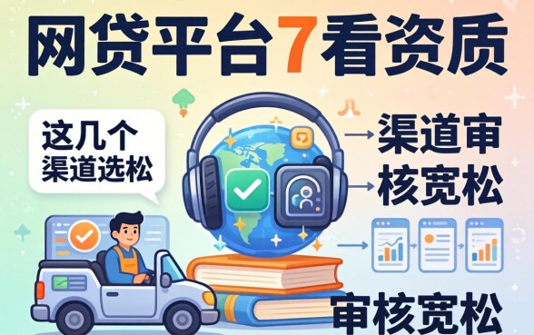 揭秘哪些网贷平台不看资质的,这几个渠道审核宽松