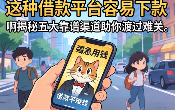 手头紧急需用钱？哪种借款平台容易下款啊？揭秘五大靠谱渠道助你渡过难关