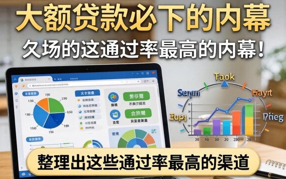 揭秘大额贷款必下的内幕，整理出这些通过率高的渠道