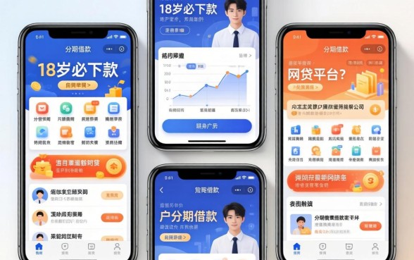 黑户分期借款的软件，细致阐述五个18岁必下款的网贷平台
