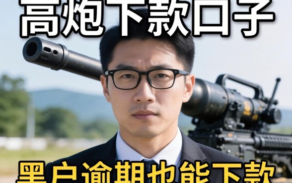 我测试了2026年高炮下款口子，发现黑户逾期也能下款背后的真相