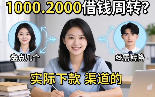 急需1000-2000借钱周转？盘点几个实际下款的渠道