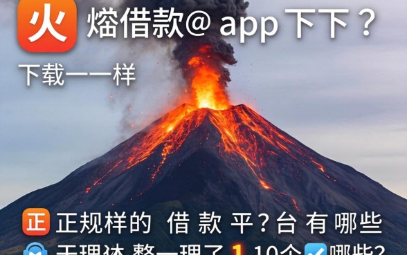 类似火山融借款app下载一样正规的借款平台有哪些？整理了10个