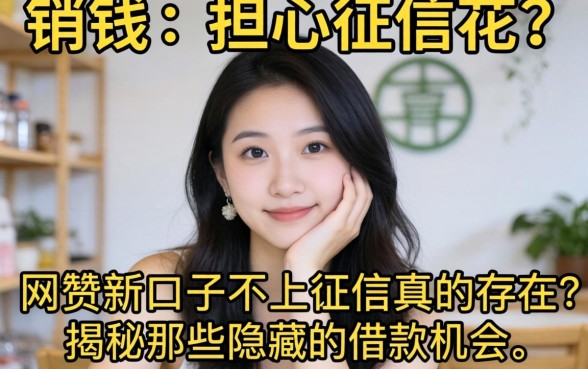 急需用钱却担心征信花？网贷新口子不上征信真的存在吗？揭秘那些隐藏的借款机会