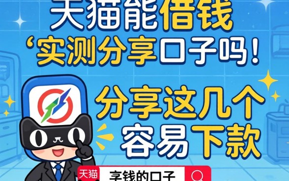 手机天猫能借钱吗？实测分享这几个容易下款的口子