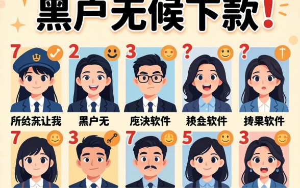 我试了十几款所谓黑户无条件下款的软件，结果让我很意外