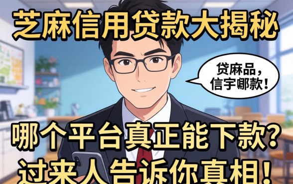 审核芝麻信用贷款大揭秘：哪个平台真正能下款？过来人告诉你真相！