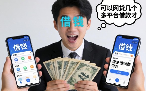 急需用钱能同时借多个平台吗？一个人可以网贷几个平台借款才安全？