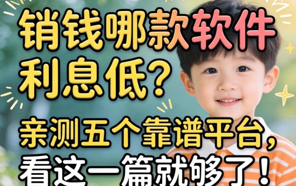 急需用钱哪款软件利息低？亲测五个靠谱平台，看这一篇就够了！