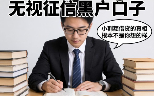 我翻遍了全网所谓的无视征信黑户口子，发现小额度借钱的真相根本不是你想的那样