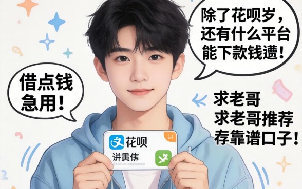 本人刚满18岁想借点钱急用，除了花呗还有什么平台能下款？求老哥推荐靠谱口子！