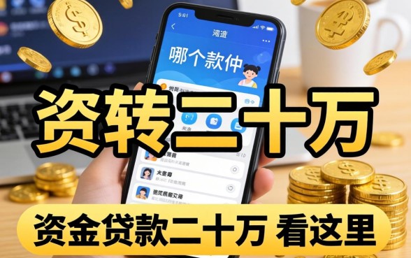 急需资金周转？哪个软件能贷款二十万看这里