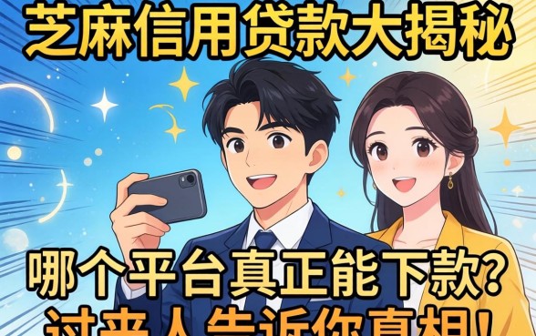 审核芝麻信用贷款大揭秘：哪个平台真正能下款？过来人告诉你真相！