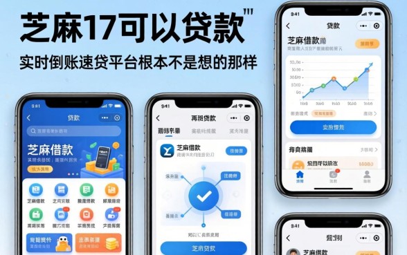 我试了几个年满17可以贷款的软件，发现芝麻借款实时到账速借平台根本不是想的那样