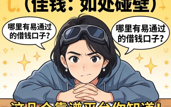 急需用钱却四处碰壁？哪里有易通过的借钱口子？这几个靠谱平台你知道吗？